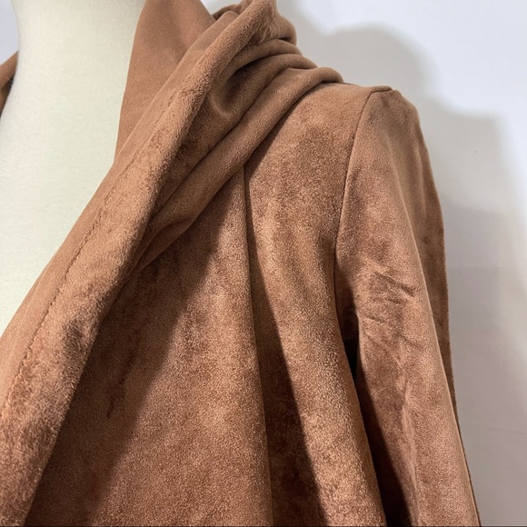 Blank NYC Faux Suede Long Sleeve Hoodie - Picture 11 of 15